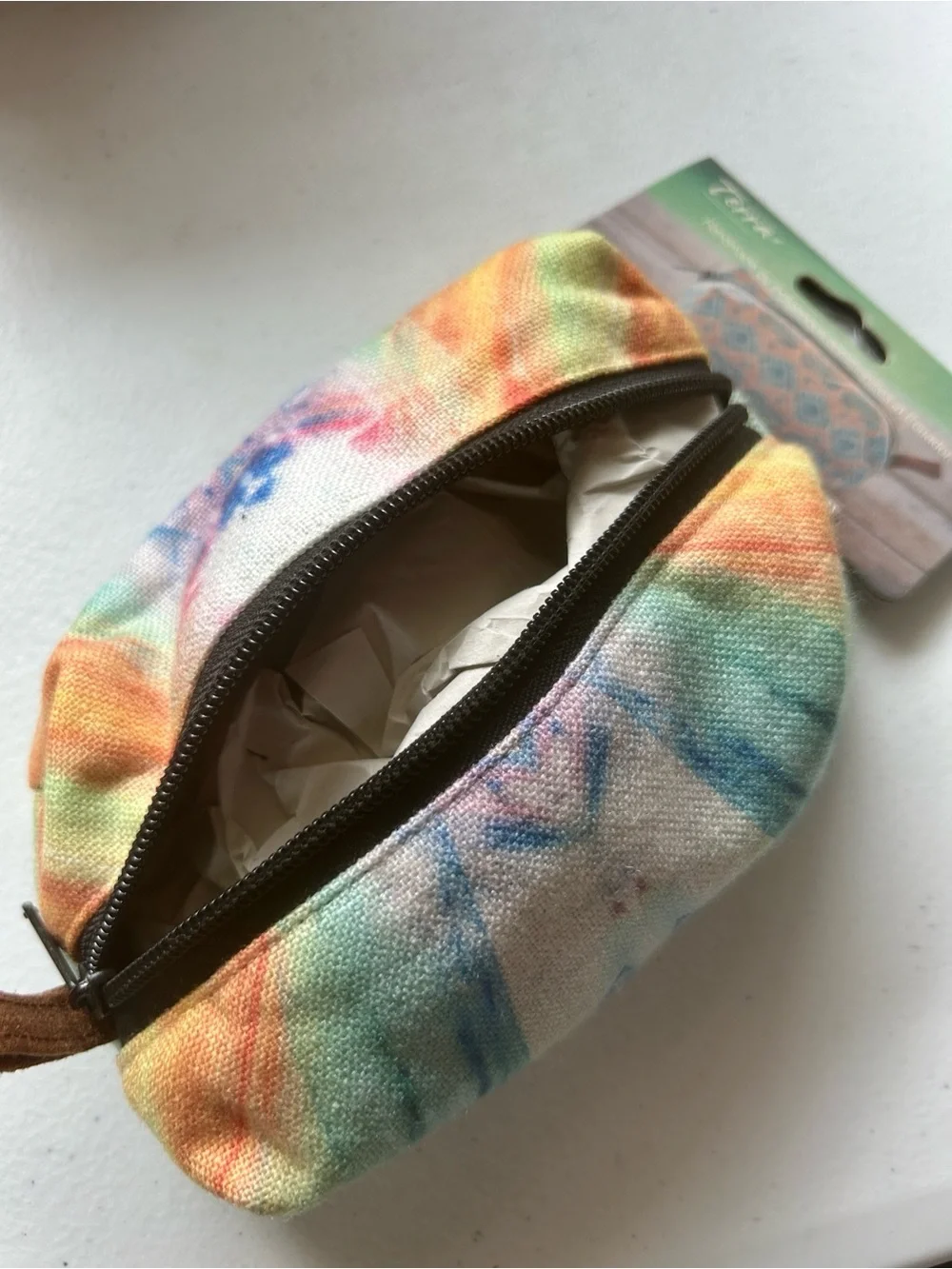Terra Natural Designs Handmade Cosmetic Bag Medium NWT